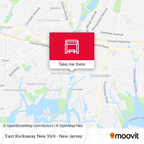 East Rockaway map