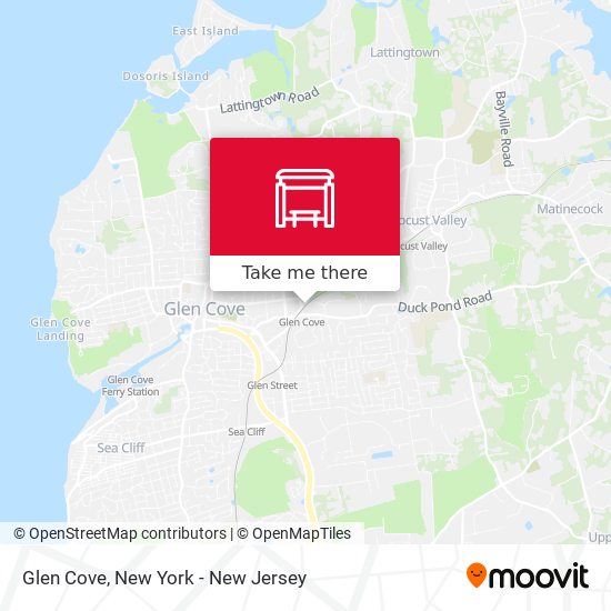 Glen Cove map