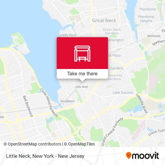 Little Neck map