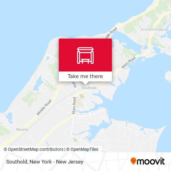 Mapa de Southold