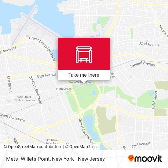 Mapa de Mets- Willets Point
