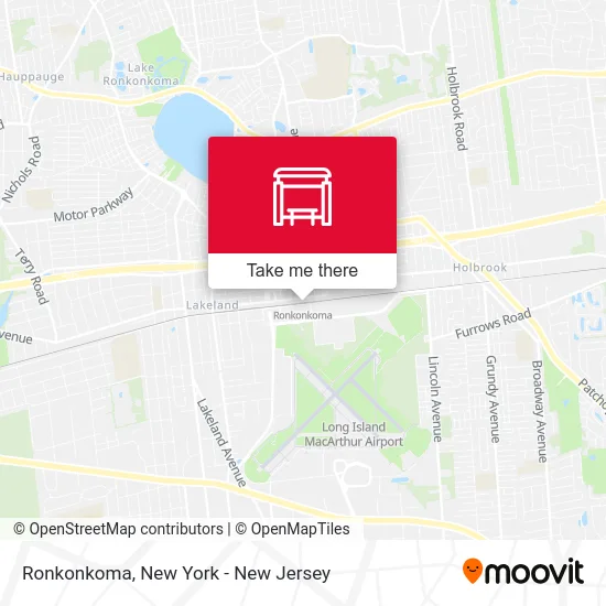 Ronkonkoma map