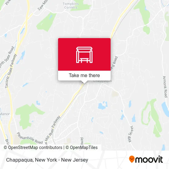 Chappaqua map