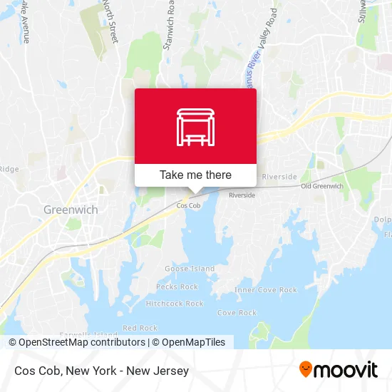 Mapa de Cos Cob