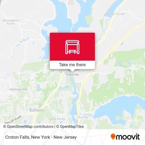 Croton Falls map