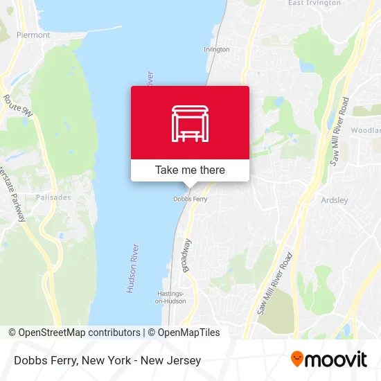 Dobbs Ferry map