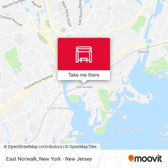 Mapa de East Norwalk