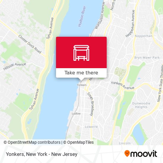 Yonkers map