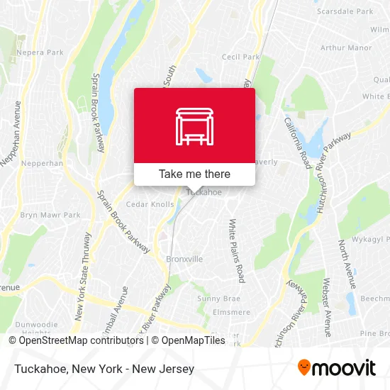 Tuckahoe map