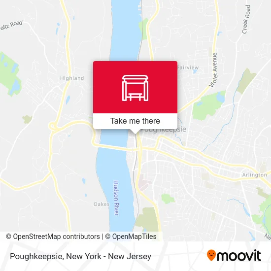 Poughkeepsie map