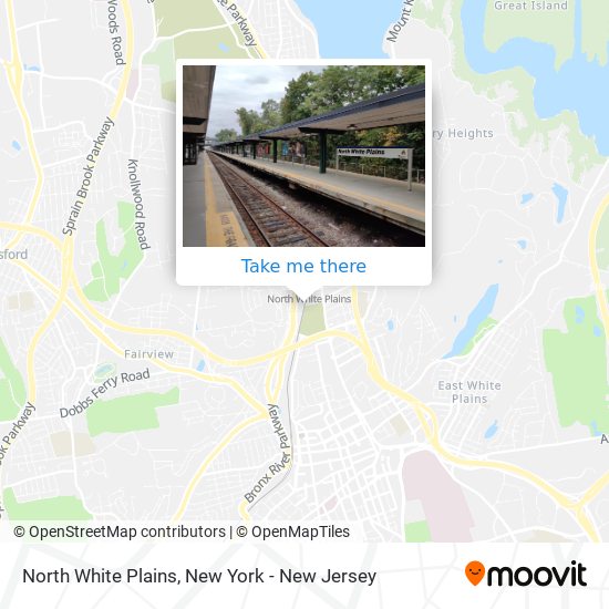 North White Plains map