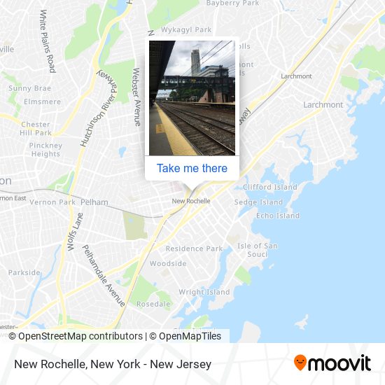 Mapa de New Rochelle