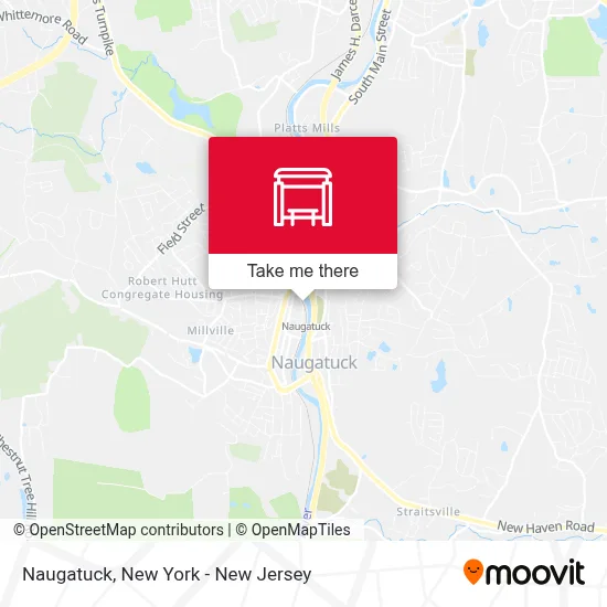 Naugatuck map