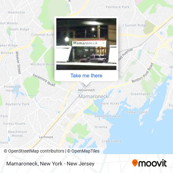 Mapa de Mamaroneck