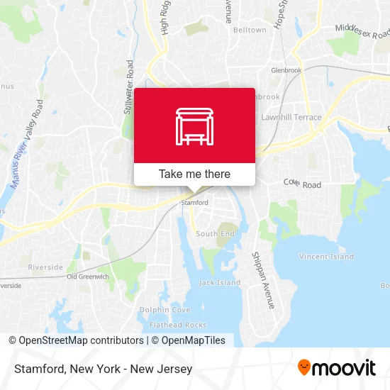 Stamford map