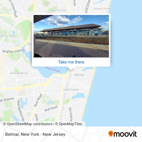 Belmar map
