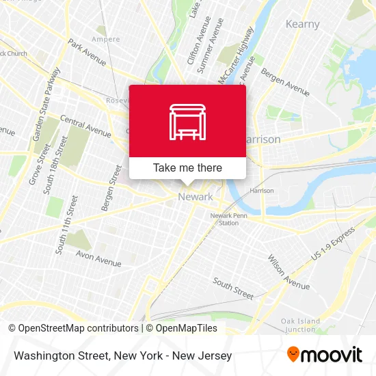 Washington Street map
