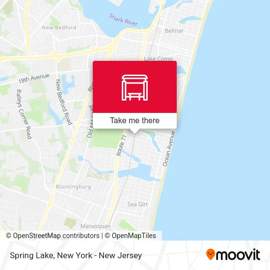 Mapa de Spring Lake