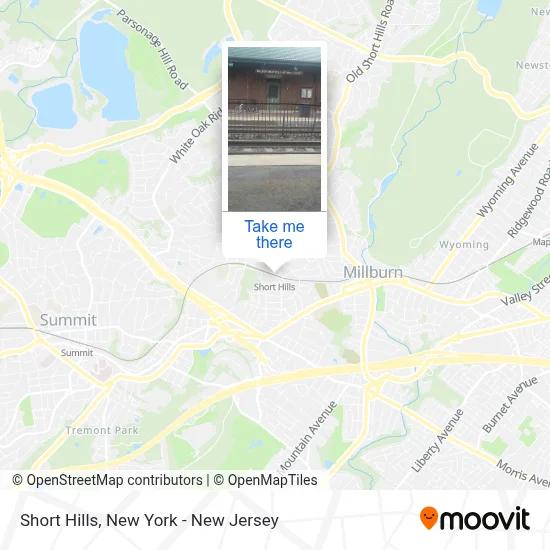 Short Hills map