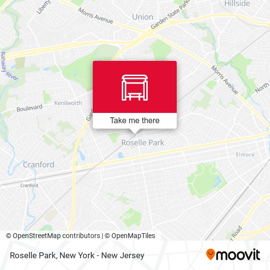 Roselle Park map