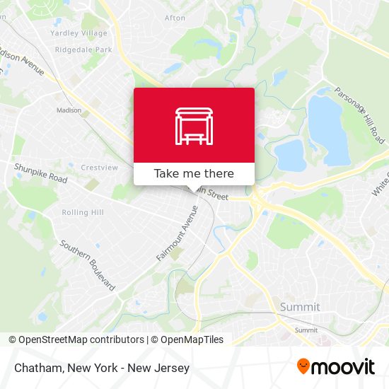 How far is chatham nj store from nyc