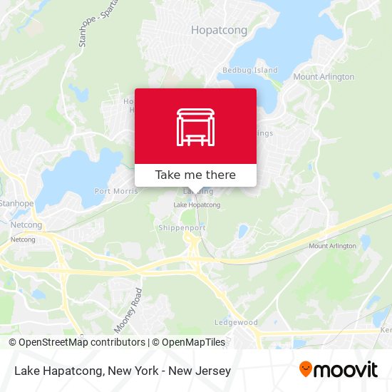 Lake Hapatcong map