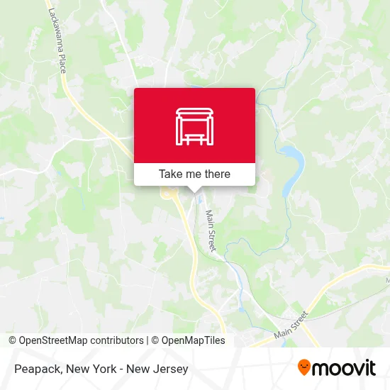 Peapack map
