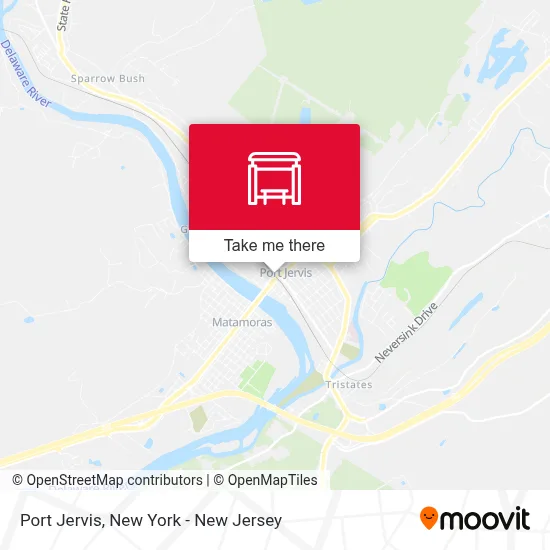 Port Jervis map