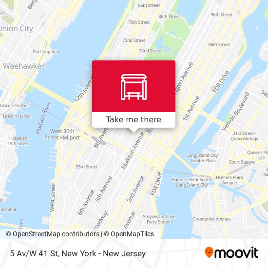 5 Av/W 41 St map