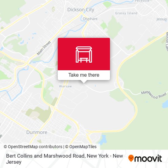 Bert Collins and Marshwood Road map