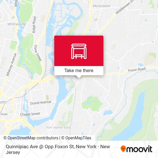 Quinnipiac Ave @ Opp Foxon St map