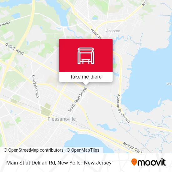 Main St at Delilah Rd map