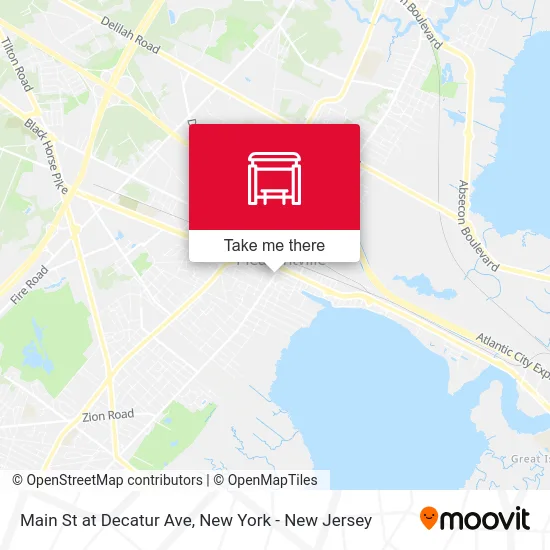 Main St at Decatur Ave map