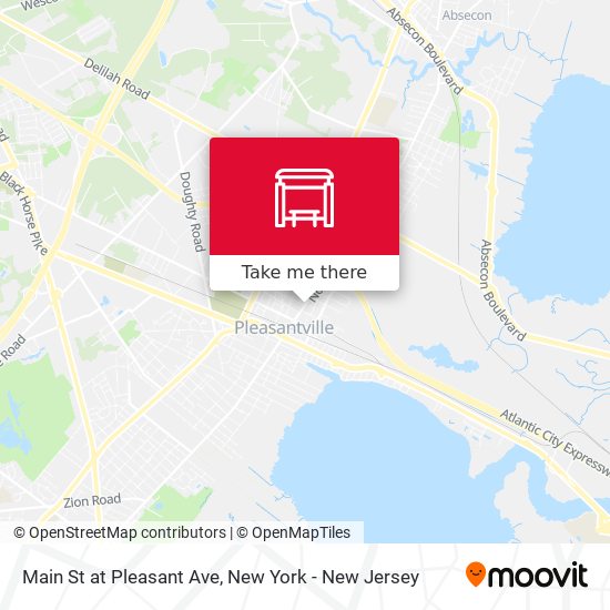 Main St at Pleasant Ave map