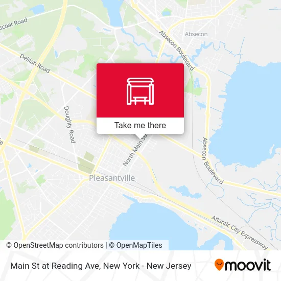 Main St at Reading Ave map