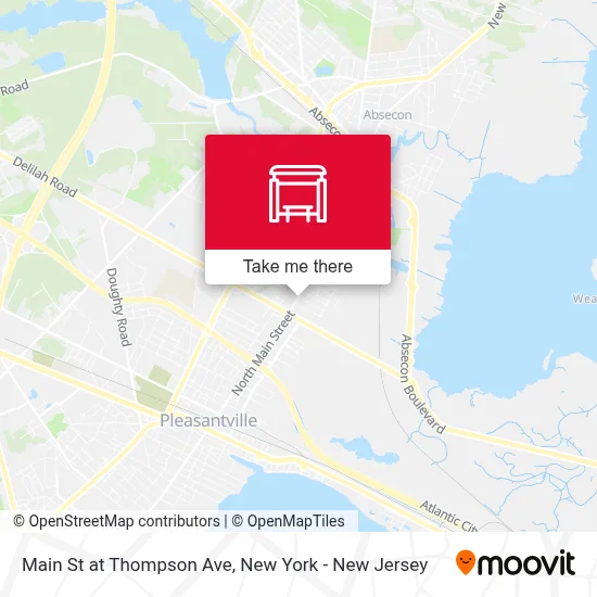 Main St at Thompson Ave map