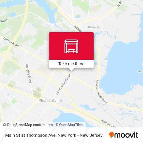 Main St at Thompson Ave map