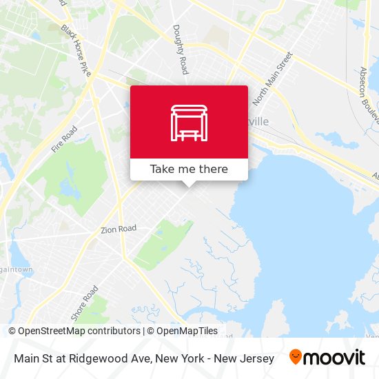 Mapa de Main St at Ridgewood Ave