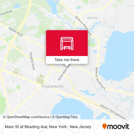 Main St at Reading Ave map