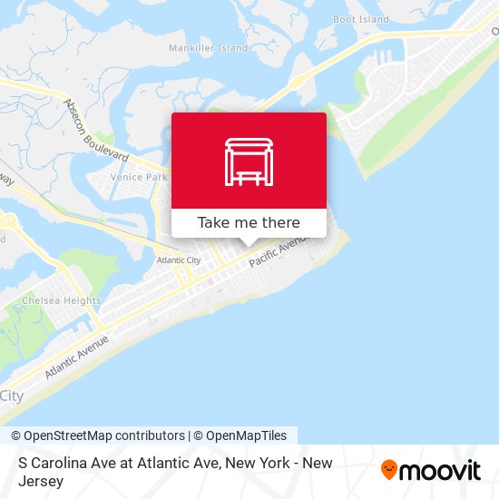 S Carolina Ave at Atlantic Ave map