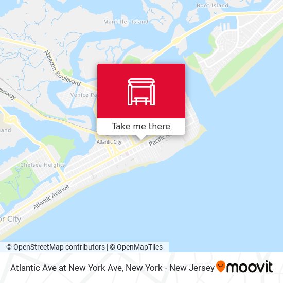 Atlantic Ave at New York Ave map