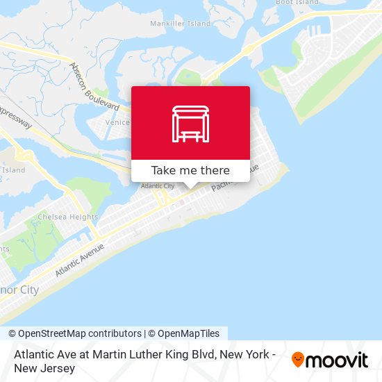 Mapa de Atlantic Ave at Martin Luther King Blvd