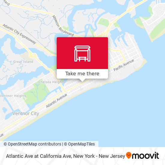 Atlantic Ave at California Ave map