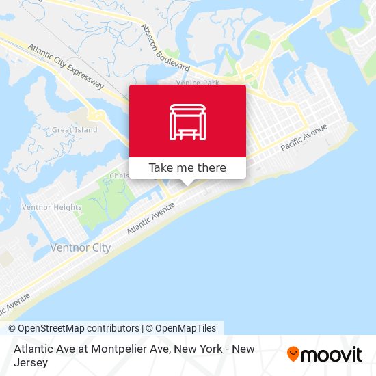 Mapa de Atlantic Ave at Montpelier Ave