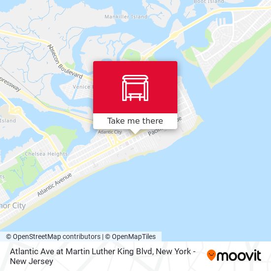 Atlantic Ave at Martin Luther King Blvd map