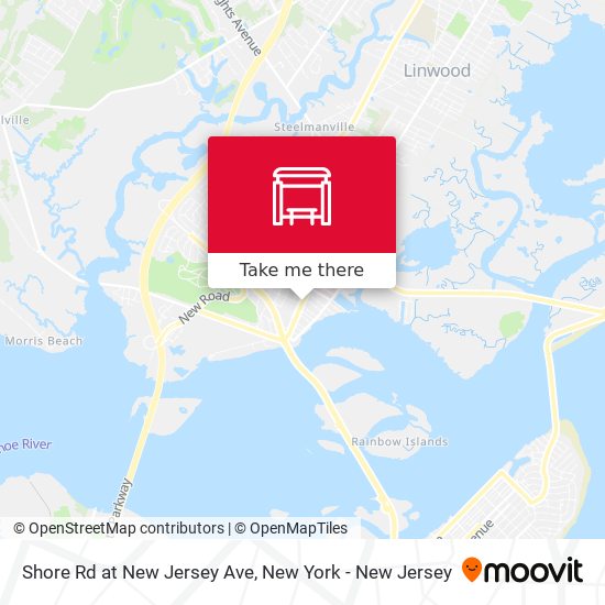 Mapa de Shore Rd at New Jersey Ave
