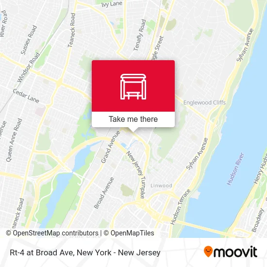 Rt-4 at Broad Ave map