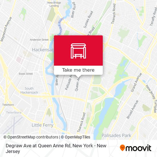 Mapa de Degraw Ave at Queen Anne Rd