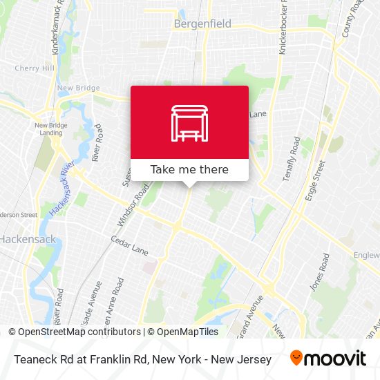 Mapa de Teaneck Rd at Franklin Rd