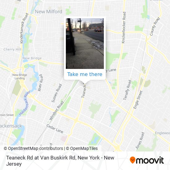Teaneck Rd at Van Buskirk Rd map